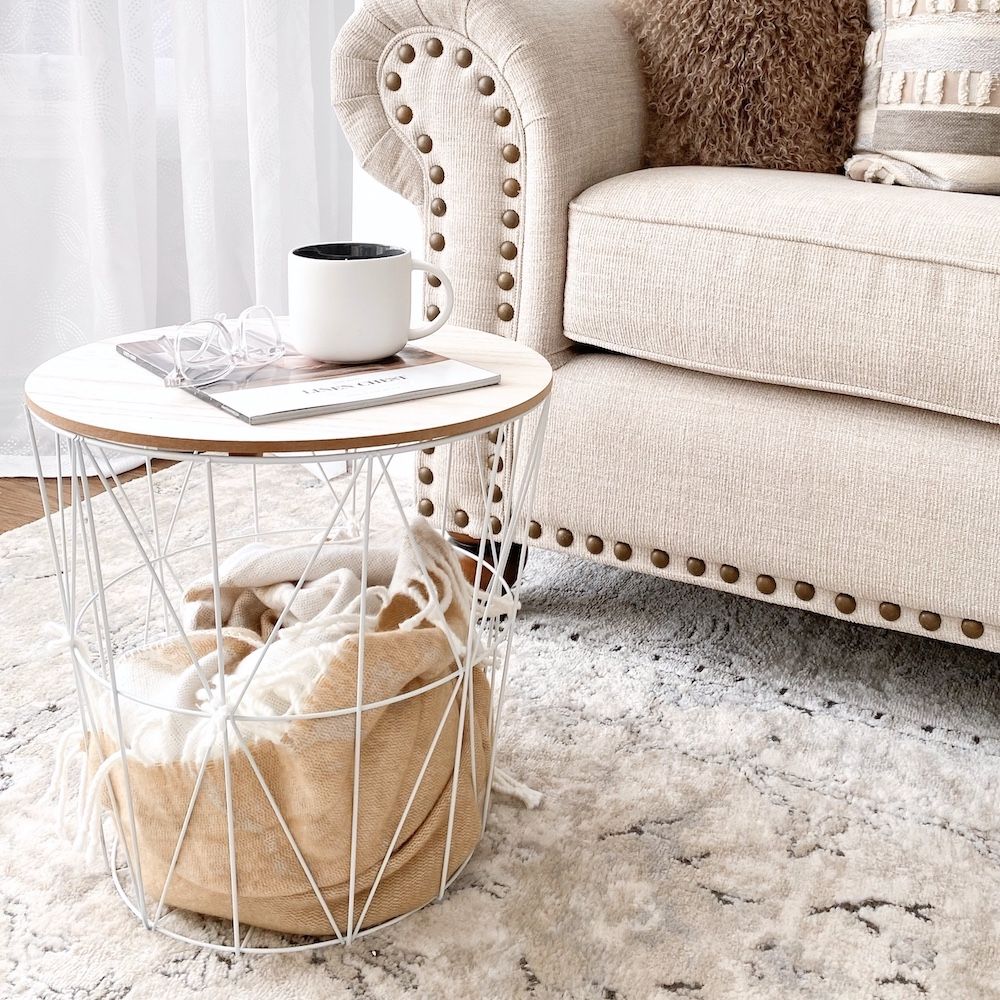 Yara Accent Table with Storage